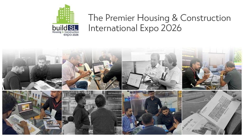 Banner for The Premier Housing & Construction International Expo 2026 with a green building logo and a collage of expo attendees.